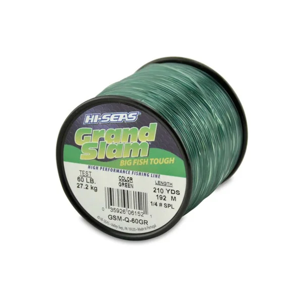 Hi-Seas Grand Slam Mono 1/4 lb. Spool Green GSM-Q-60GR