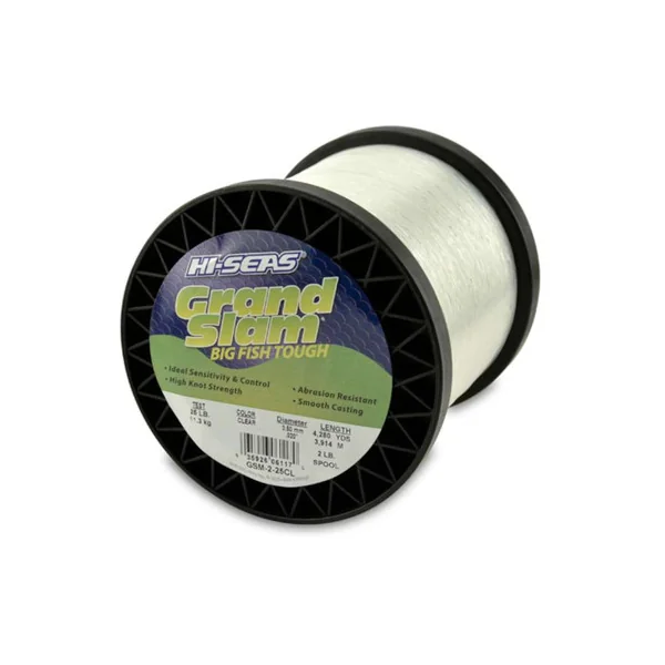 Hi-Seas Grand Slam Mono 2 lb. Spool Clear GSM-2-25CL