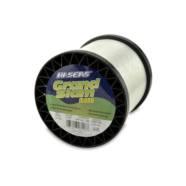 Hi-Seas Grand Slam Mono 2 lb. Spool Clear GSM-2-30CL