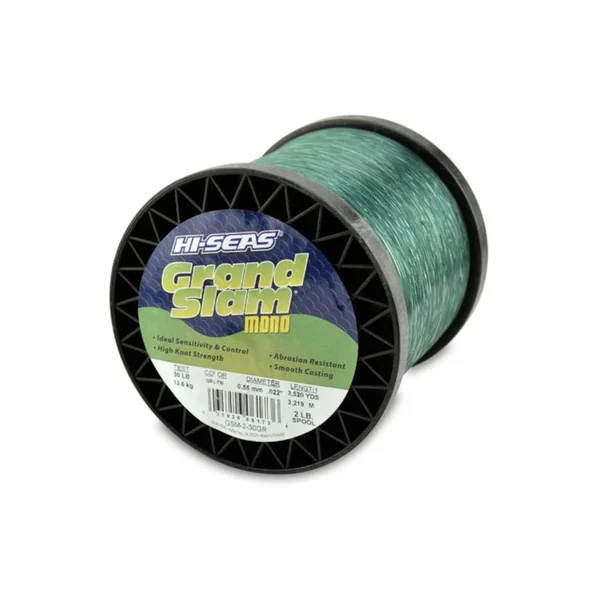 Hi-Seas Grand Slam Mono 2 lb. Spool Green GSM-2-30GR