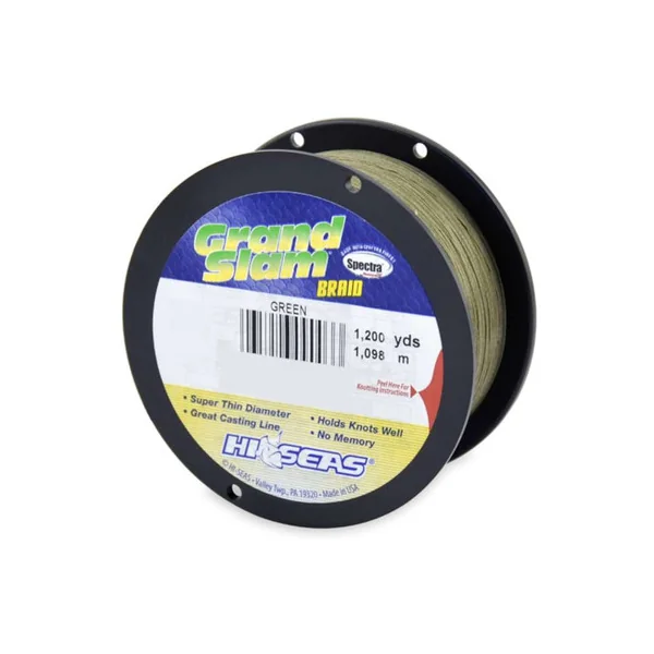 Hi-Seas GSB-F1200-10GR Grand Slam Braid 1200yds