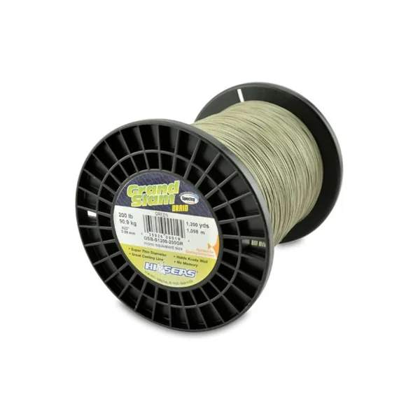 Hi-Seas GSB-F1200-200GR Grand Slam Braid 1200yds