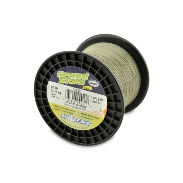 Hi-Seas GSB-F1200-65GR Grand Slam Braid 1200yds