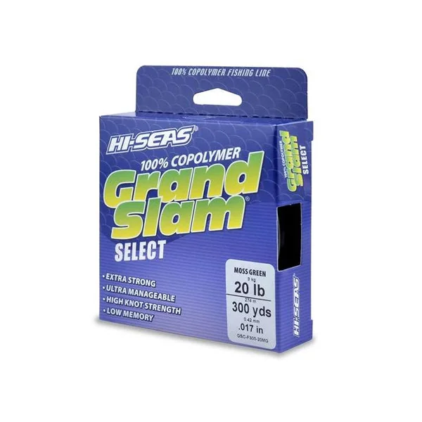 Hi-Seas GSC-F300-20MG Grand Slam Select Moss Green 20lb 300yds