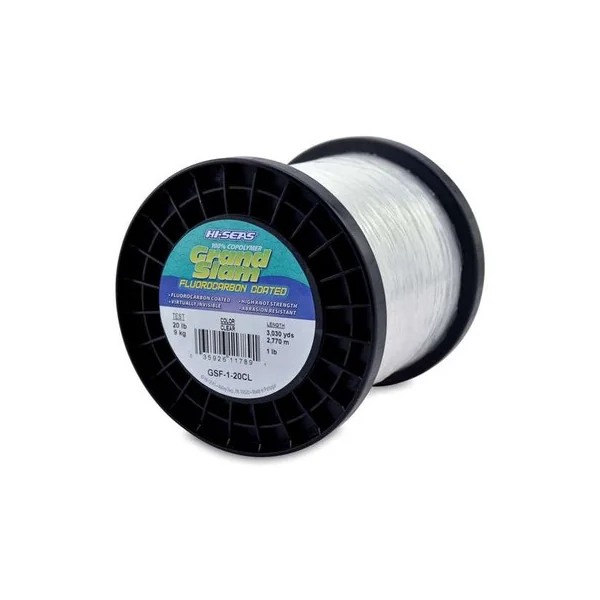 Hi-Seas GSF-1-20CL Grand Slam Fluorocarbon Coated 20lb 1lb Spool