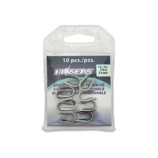Hi-Seas Stainless Thimbles HA-TH-SS-M10