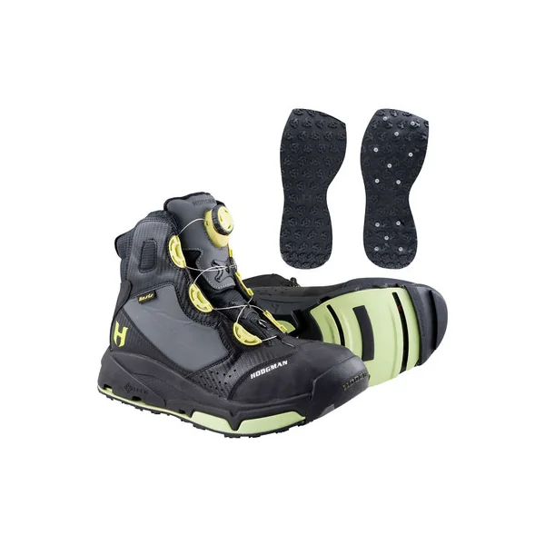 Hodgman Aesis H-Lock Wade Boot w/ Studded & WadeTech Soles - Black 11