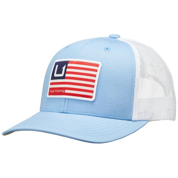 Huk And Bars Trucker Hat Marolina Blue