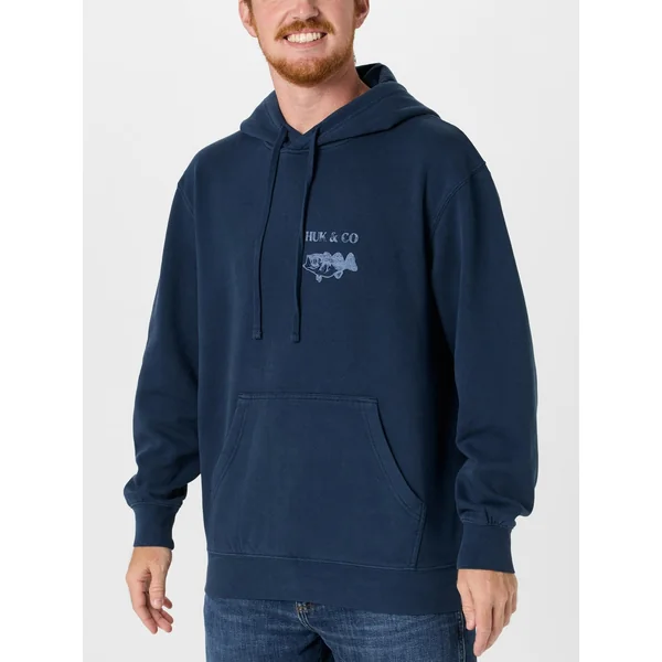 Huk & Co. Cotton Fleece Hoodie Naval Academy