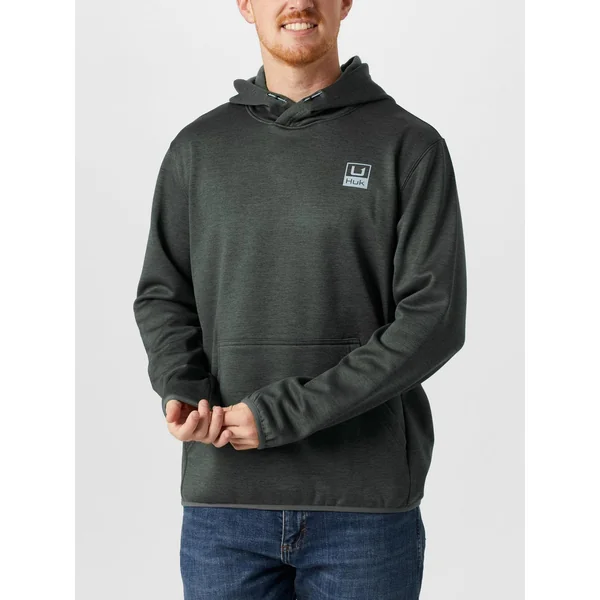 Huk Cold Front Hoodie Volcanic Ash Heather