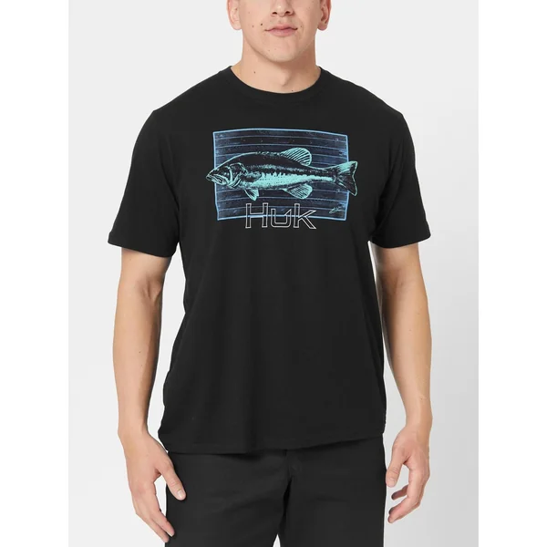 Huk KC Neon Bass Short Sleeve Shirt