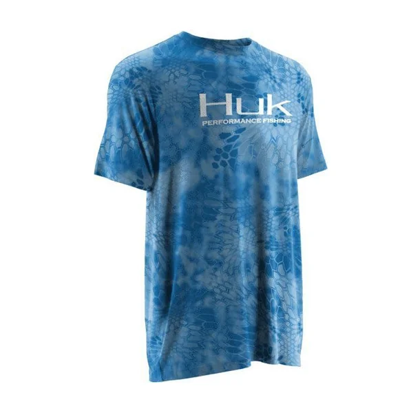 Huk Kryptek Short Sleeve T-Shirt Kryptek - Carolina Blue M