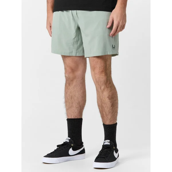 Huk Leeward Shorts Fog Green Heather
