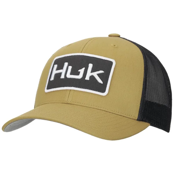 Huk Logo Trucker Hat Sand Piper