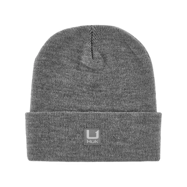 Huk Patch Beanie Night Owl Heather