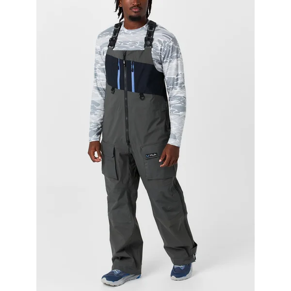 Huk Pro Series Rain Bib Volcanic Ash