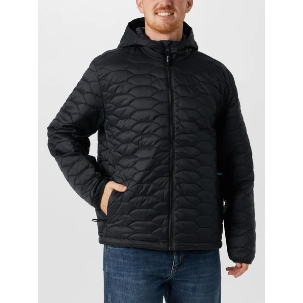 Huk Scale Hooded Jacket Black