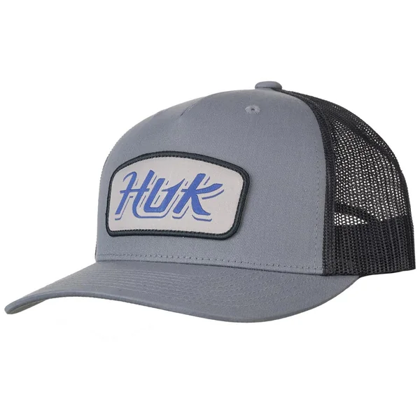 Huk Script Patch Trucker Hat Night Owl
