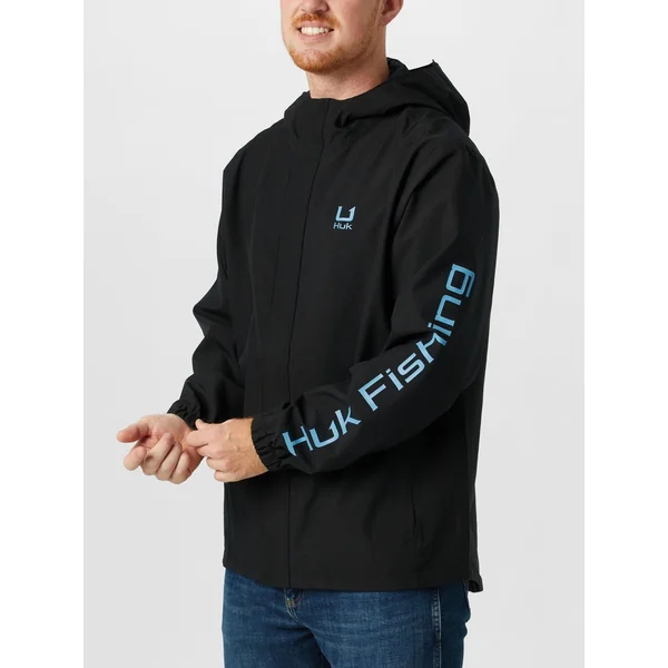 Huk Storm Rain Jacket Black