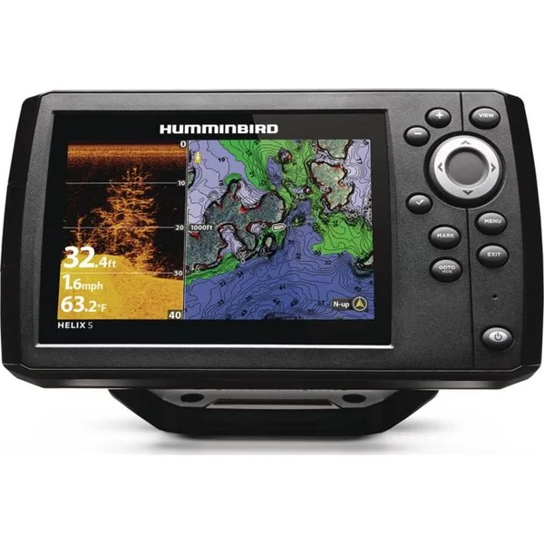 Humminbird HELIX 5 Fish Finder & GPS Chart Plotter CHIRP 2D, DI