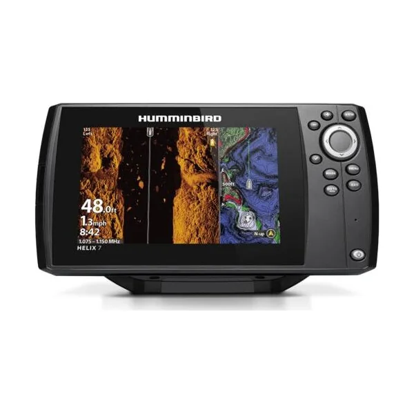 Humminbird Helix 7 Fish Finder & GPS Chart Plotter CHIRP 2D, DI, SI (non-me) + Chart Bundle