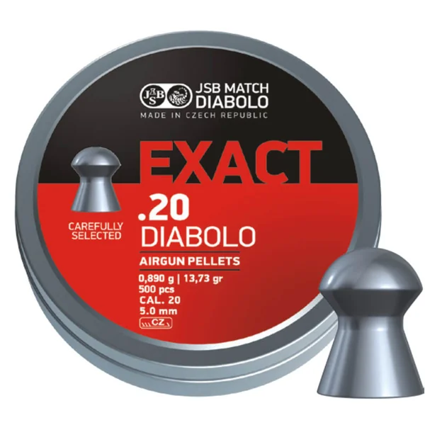 JSB Exact Diablo .20 / 5.10mm / 13.73gr Pellets x500