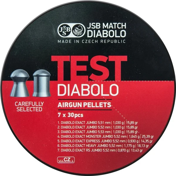 JSB Exact Jumbo Test Diablo Pellets