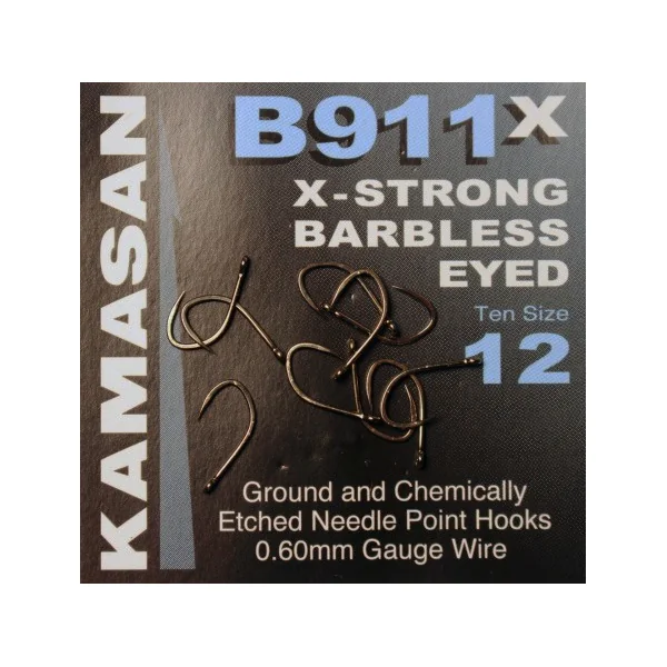 Kamasan B911X Eyed Hooks