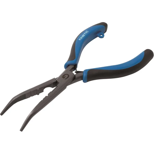 Kinetic CS Plier 8.5in Curved Nose Blue/Black