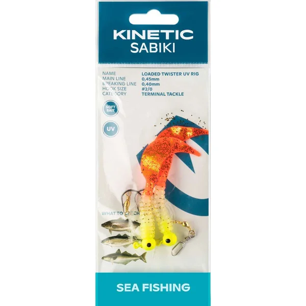 Kinetic Sabiki Loaded Twister UV #2/0