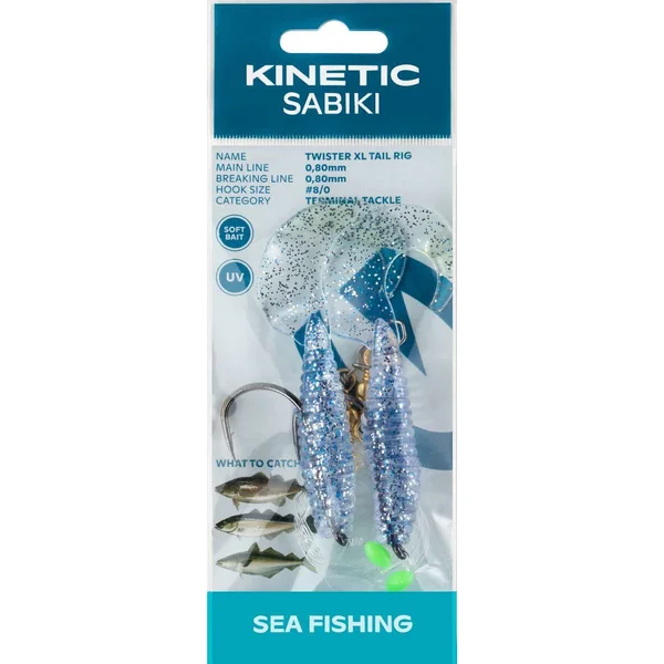 Kinetic Sabiki Twister XL Tail #8/0