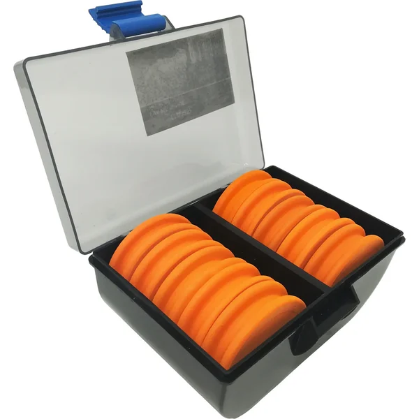 KingCarp 10 x EVA Rig Winders in a Tackle Box