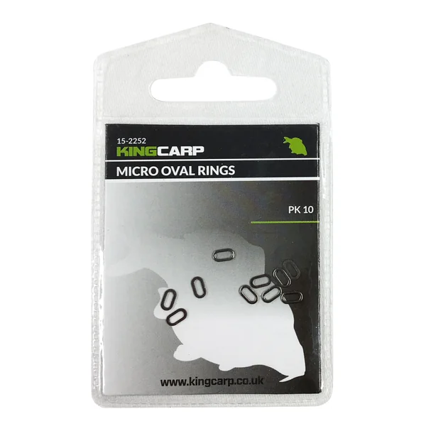 Kingcarp 10pk Micro Oval Rig Rings