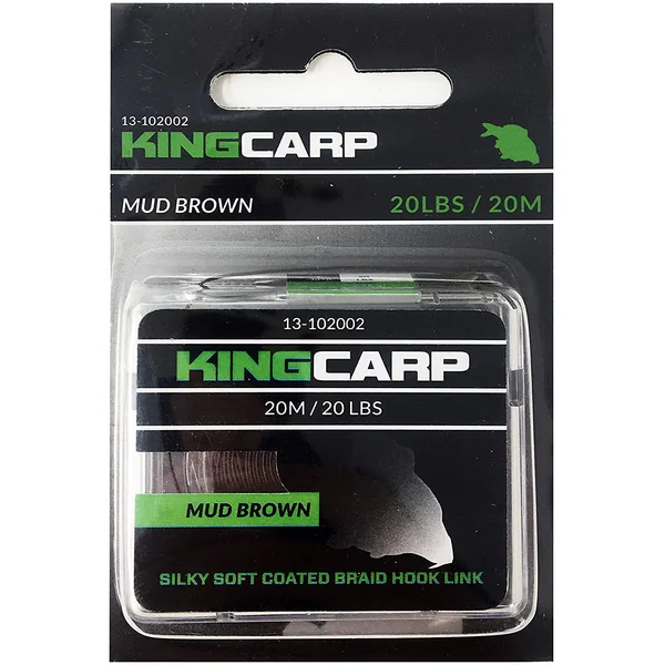 Kingcarp 20lbs 20m Coated Hooklink Braid 20lb