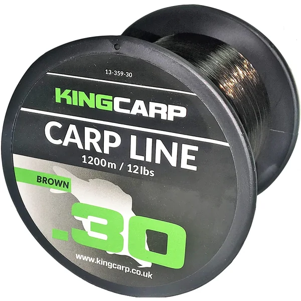 Kingcarp Mono Fishing Line Brown 1200m Spool