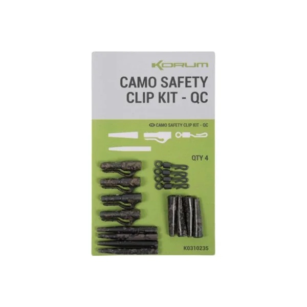Korum Camo Safety Clip Kit QC