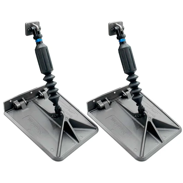 Lectrotab SX 9.5 x 10 Smart Tabs 13-15' Boats w/30lb Actuators - 30-40HP - Gunmetal Grey [SXG9510-30]