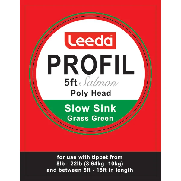 Leeda Profil Polyhead Salmon 5ft Tapered Leaders