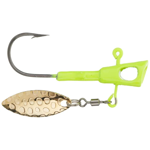 Leland's Crappie Magnet Eyehole Fin Spin Jig Heads 3pk