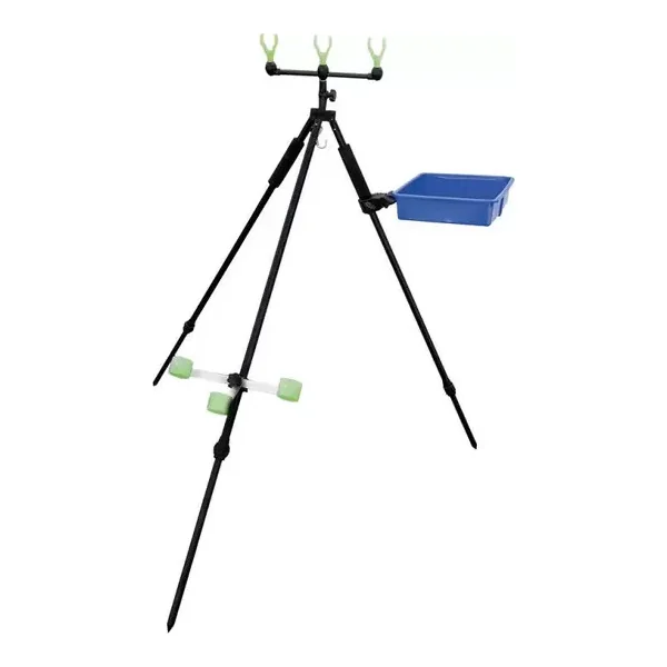 Lineaeffe Triopod 2-Rod Adjustable Legs w/Bait Tray