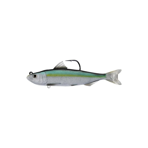 LIVETARGET Spanish Sardine Swimbait - 5-1/2in - Silver/Green