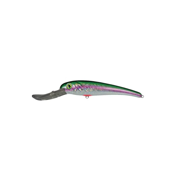 Manns Textured Stretch 30+ Baits 70H Green Mullet Holographic