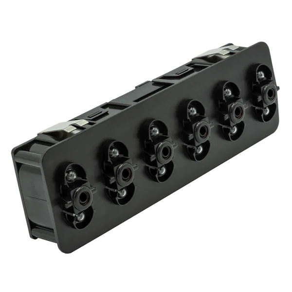 Maretron VMM6 Contura Series Digital Switch Module, 6 Rocker - No Actuators w/Right Switch 3-Position Blue LEDs [A3801-6]