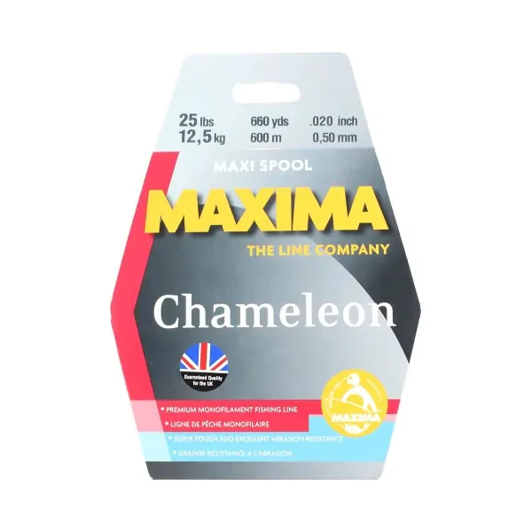 Maxima Chameleon Monofilament 600m Maxi Spool