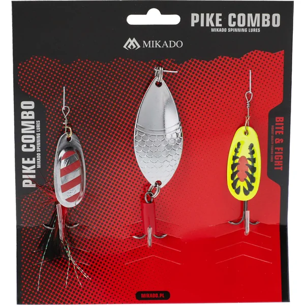 Mikado Pike Spinner Set 3pc