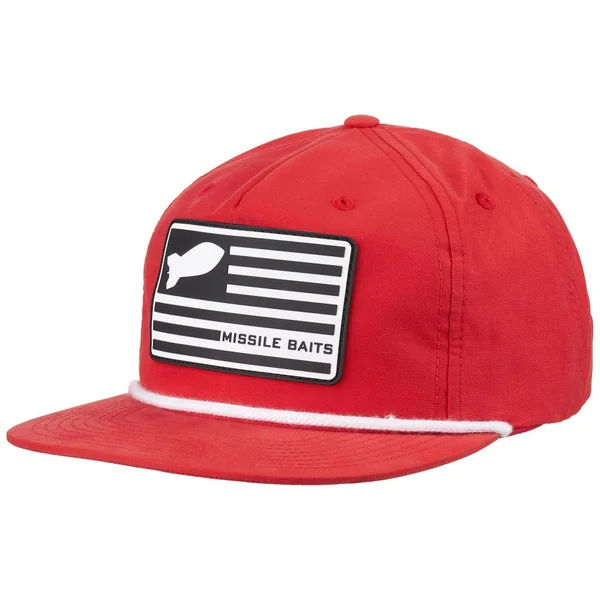 Missile Red Flag Patch Hat