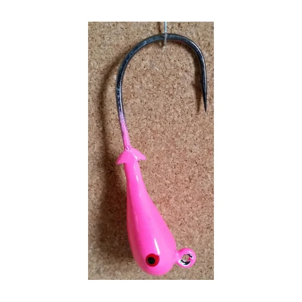 Mission Fishin Double Barbed 3/4oz 5/0 Pink Jig Heads
