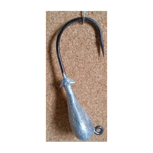 Mission Fishin Double Barbed 3/4oz 5/0 Unpainted Jig Heads