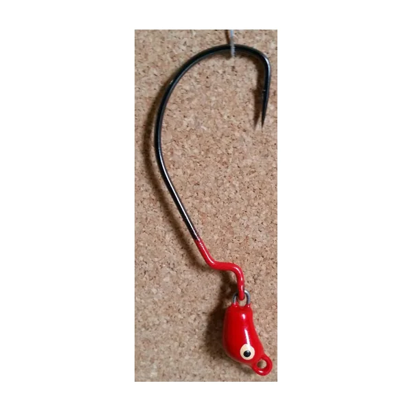 Mission Fishin Swivel Head 1/2oz Red Jig Heads