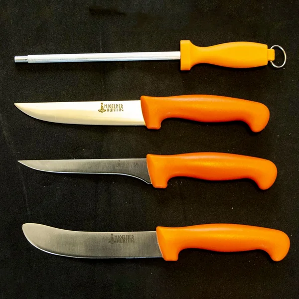 Mjoelner Butcher Set Orange Handle 14cm Blades